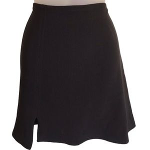 Y2K Derek ♥️ Heart Stretch Mini Skirt Black Medium